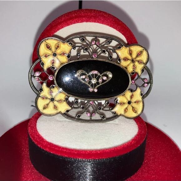 Antique Art Deco Brooch and Clip-On Earrings Matching Set! - Picture 5 of 10